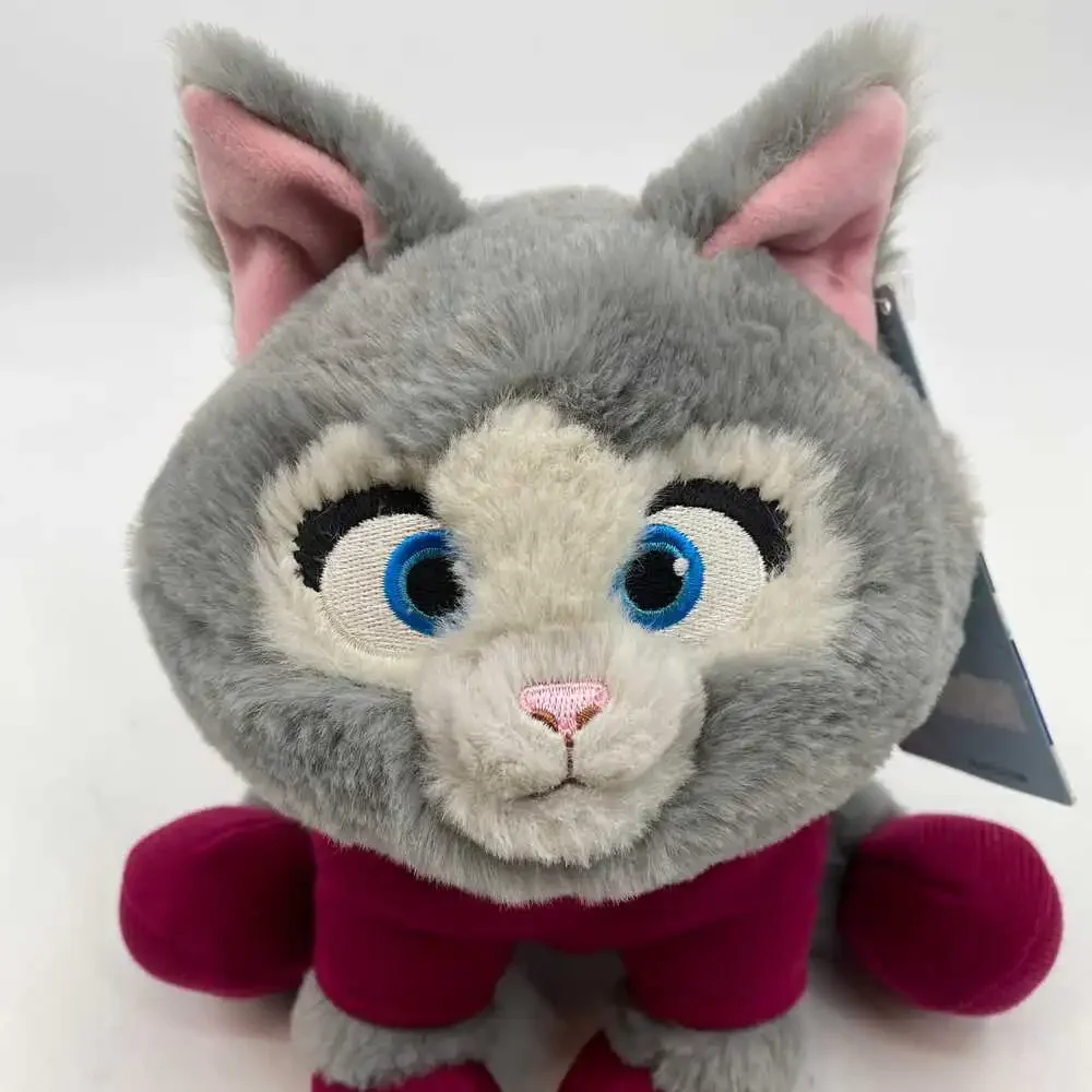 Disney Gray Pink Frozen Kitten Plush | OS Girls